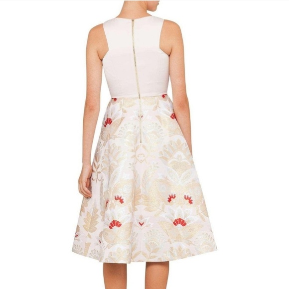 💥LAST 1💥NWT TED BAKER OPULENT ORIENT MIDI DRESS - Picture 4 of 8